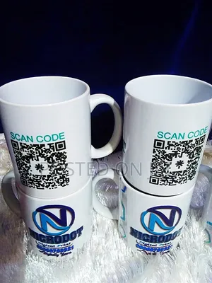 Customized Mug With Brand Scan Code