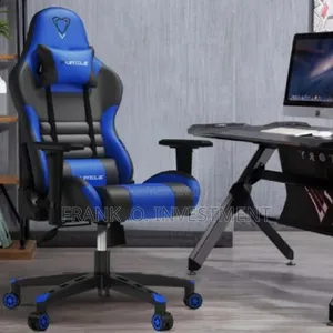 Gaming Swivel Chair - Blue and Black