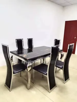 Imported Marble Dinning Table With 6 Chair