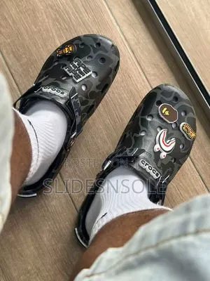 Original Bape X Crocs Classic Clogs
