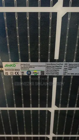 600w Jinko Solar Panels Bifacial