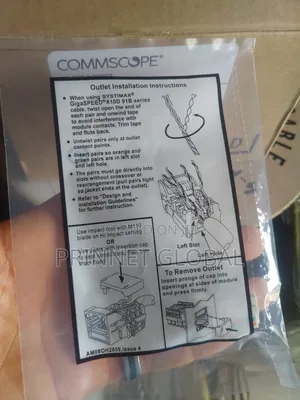 Cat6a Commscope Modular Jack. Systimax Solutions