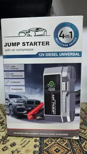 4in1 Portable Jump Started And Air Compressor