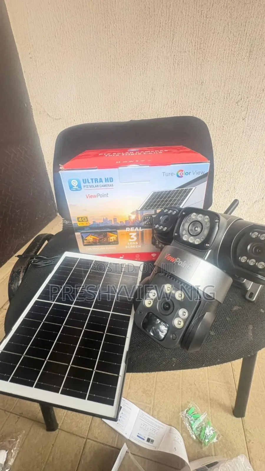 Triple Lens Security Camera