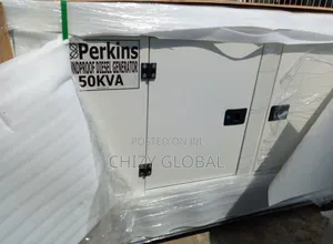 Perkins 50kva Soundproof Gen With a Year 6month Warranty