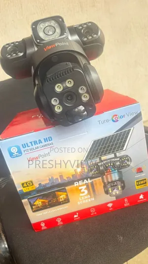 8mp Triple Lens CCTV Camera
