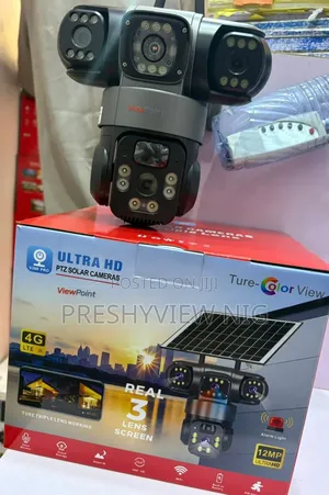 8mp Triple Lens CCTV Security Camera