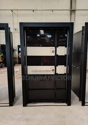 Black White Entrance Door
