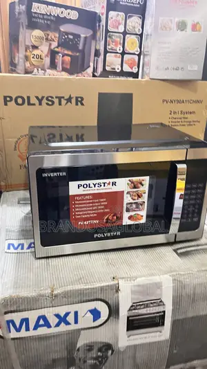 Spacious Polystar 42l Microwave Oven With Grill Pv-42ttinv