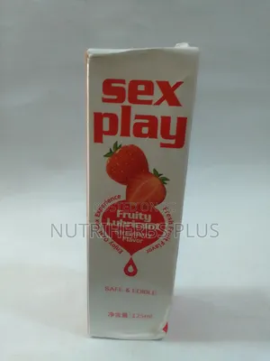 Sex Play Fruity Lubricant ( Strawberry Flavour: Safe Edible