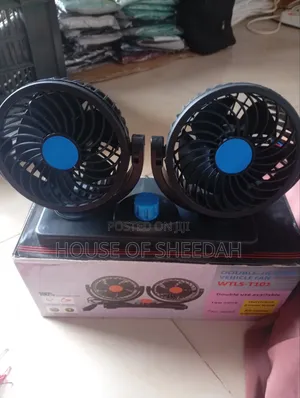 Dual-Head Car Cooling Fan