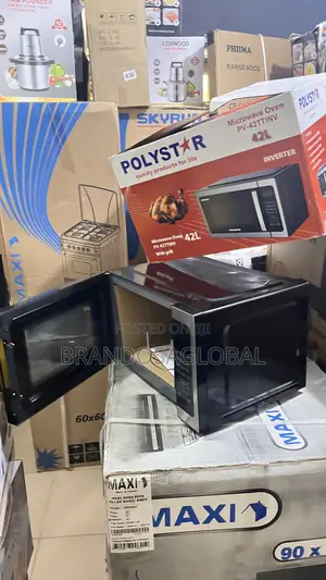 Large-Interior Polystar 42l Microwave With Grill Pv-42ttinv