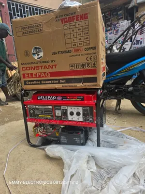 7.5kva Elepaq Contant Petrol Generator 100%Copper Coil