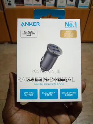 24w Dual Port Car Charger