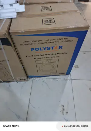 Polystar 6kg Front Load Laundry Washing Machine