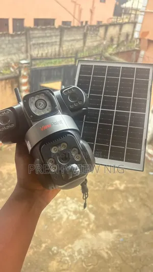Triple Lens Security Camera With Inbuilt Alarm