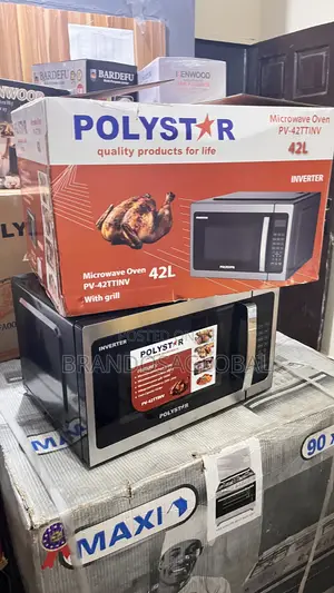 Home-Essential Polystar 42l Microwave Oven Pv-42ttinv