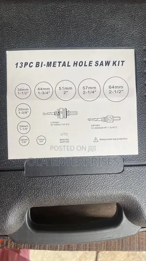 13pcs Bi-Metal Hole Saw Kit