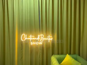 Neon Light for Podcast Studio Setup