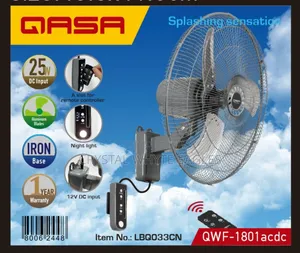 Qasa Ac Dc Wall Fan