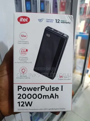 New Itel 20,000mah
Power Bank
