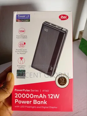 Original Itel 20000mah Power Bank Free Uyo Eket Delivery