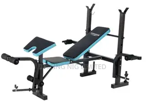 Adjustable Weight Bench With Preacher Curl