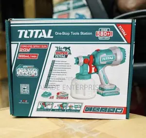 Total 20v Cordless Spray Gun With 1battery And 1charger