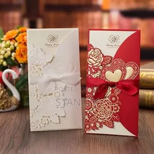 Laser Cut Wedding Invitation Card