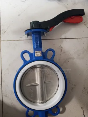 6" (Dn150) Butterfly Valve, Wafer Type Stainless, With Lever Handle