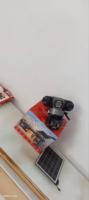 Triple Lens PTZ CCTV Solar Cameras