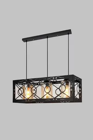 Glass Vintage Drop Light