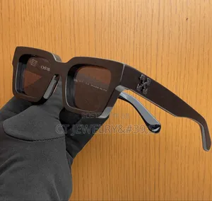 Off-white Virgil Square Frame Model,Durable Plastic.Thick Temples.