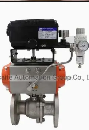 New Model Ball Valve With Actuator Positioned 4-20ma