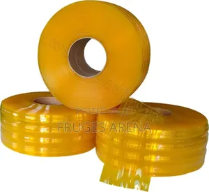 3mm X 200mm X 50m Yellow Ribbed PVC Strip Curtain Roll – Warehouse