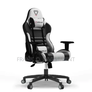 Gaming Swivel Chair- Black and White