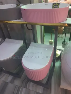 Pink Concealed Toilet Seats Wc