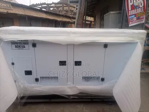 Perkins 80kva Soundproof Gen With a Year Warranty Safe Delivery