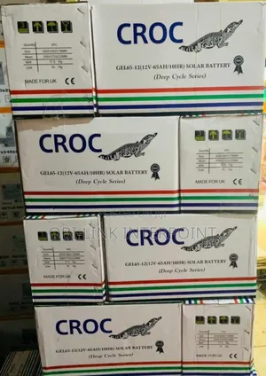 65ah Croc Solar Battery