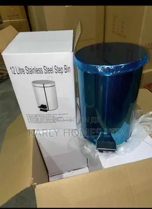 *12l Stainless Steel Pedal Waste Bin*