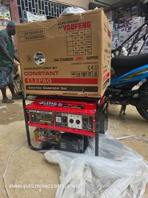 8.5kva Elepaq Contant Petrol Gen Model Ec18000cxs 100%Copper Coil