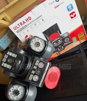 Auto Rotate Triple Lens CCTV Security Camera