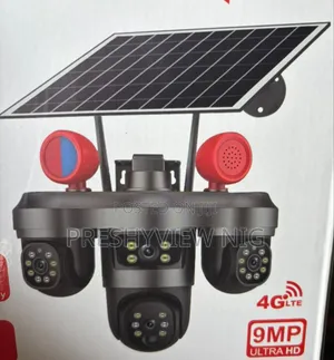 Triple Lens 4g Security Camera