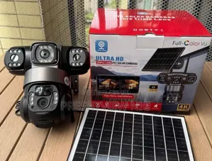 Solar Powered Triple Lens CCTV Security Camera