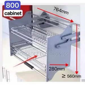 800mm High Quality Cabinet Inbuilt 304 Stainless Steel Plate Rack