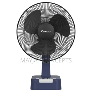 Century 12" Rechargeable Fan Table and Wall Fan