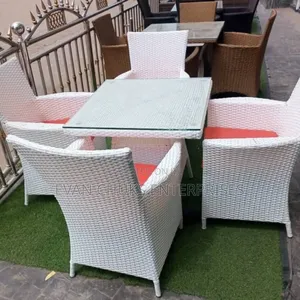 4 Seater Rattan Table and Chairs