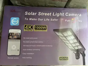 Solar Street Light With PTZ 4g Camera