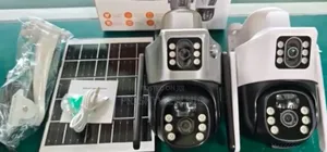 Wireless Dual Lens CCTV Camera