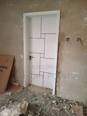 Turkish Wooden White Door 3 By 7ft Imported